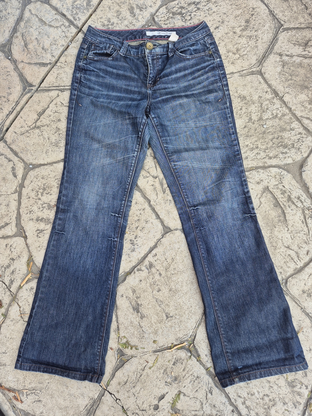 Vintage DKNY Jeans Womens Size 8 Blue Mid Rise Bootcut Classic 5-Pocket Cotton